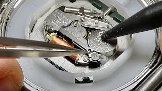 How to replace a watch battery on your Festina Fossil Daniel Wellington Quartz watch  Tutorial DIY [upl. by Eylk253]