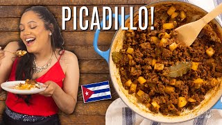 Cuban Style Picadillo  Ground Beef Recipes  Chef Zee Cooks [upl. by Atwahs]