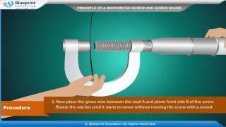 Principle of Micrometer Screw and Screw Gauge [upl. by Ardyaf]