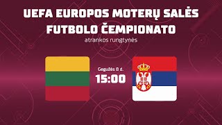 UEFA Womens futsal EURO 2022 Preliminary Round Group A Lithuania  Serbia [upl. by Rico]