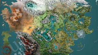 Genshin Impacts FULL map [upl. by Milinda531]