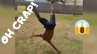 Backflip Fails Compilation Part1 [upl. by Hindu]