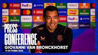 PRESS CONFERENCE  Giovanni van Bronckhorst  11 Oct 2022 [upl. by Paulsen]