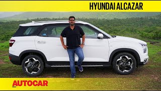 Hyundai Alcazar review  More than just a three row Creta  First Drive  Autocar India [upl. by Jenn568]