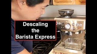 How to quotDescalingquot  Breville Barista Express [upl. by Cirri685]