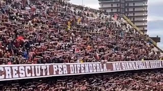 CURVA SUD SIBERIANO in SALERNITANA vs SPEZIA  Serie B 202425 [upl. by Calhoun]