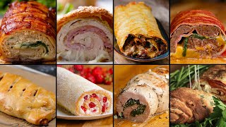 9 MindBlowing Party Food Rolls [upl. by Arehsat]