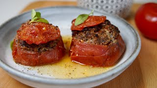 Tomates farcies de lété avec seulement 5 ingrédients recette facile [upl. by Vullo]