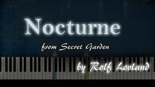 Nocturne  Secret Garden  Piano Tutorial [upl. by Leontine]