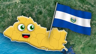 El Salvador  Geography amp Departments  Countries of the World [upl. by Akamahs685]