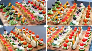 7 Delicious party appetizers  Finger food recipes for your guests [upl. by Rramahs]