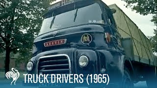 Truck Drivers How to Drive a Lorry Properly 1965  British Pathé [upl. by Wappes]