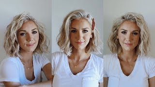 3 Ways to Curl SHORT Hair [upl. by Marquardt]