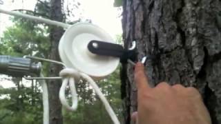 Setting Up a Pulley Clothesline [upl. by Nawek]