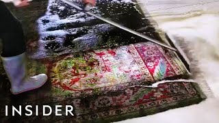 How The Dirtiest Rugs Get Professionally Cleaned [upl. by Maryjo]