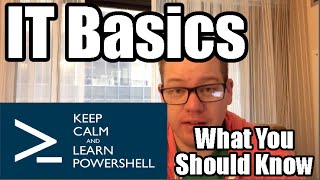 Basic Skills for Computer Jobs  What you should know about IT Basics [upl. by Annaerda]