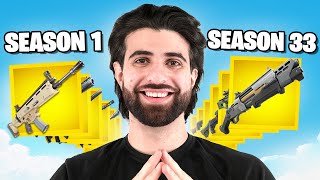 Ranking the BEST Weapon from EVERY Fortnite Season [upl. by Dnarud]