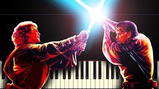 STAR WARS ANAKIN vs OBIWAN  Piano Tutorial [upl. by Fleisher911]