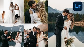 How to edit TIMELESS wedding photos FAST Lightroom Editing Tutorial  Natural  Beautiful Presets [upl. by Nicki]