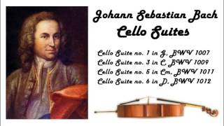 Johann Sebastian Bach  Cello suites in 432 Hz great for reading or studying [upl. by Nnor]