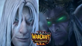 Warcraft 3 Reforged Arthas vs Illidan Pelea Final [upl. by Lochner]