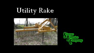 How To Use A Landscape Rake ft The Bayou Gardener  Stevens Tractor Company [upl. by Nelhsa]