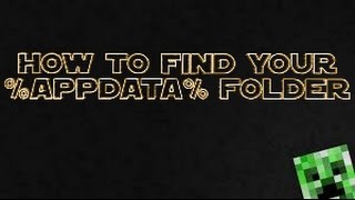 How To Find Your appdata Folder Windows 10 [upl. by Gates]