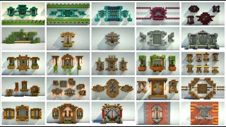 60 Windows Design Ideas in MINECRAFT  How to Make Better Windows [upl. by Idak]