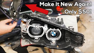 The Ultimate BMW Headlight Lens Replacement Guide [upl. by Amari829]