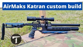 Airmaks katran c 177 air rifle custom laminate stock build [upl. by Warram]