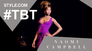 Naomi Campbell The Superest of Supermodels  TBT with Tim Blanks  Stylecom [upl. by Skip]