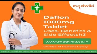 Daflon 1000 Tablet In Hindi [upl. by Annayat867]