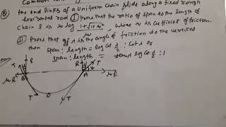 Common catenary bsc class video23 [upl. by Rosenberger]