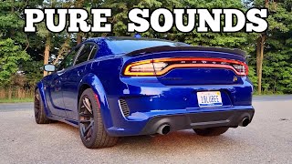 2021 Dodge Charger ScatPack Widebody Exhaust  Acceleration Downshifts Flybys [upl. by Prowel]