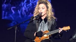 Madonna Rebel Heart Tour True Blue Live HD Sean Penn NYC [upl. by Kandace]