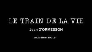 LE TRAIN DE LA VIE Jean DORMESSON voix Benoit TOULET [upl. by Alderson900]