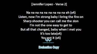 Jennifer Lopez Ft Lil Wayne  Im Into You  Lyrics Original Version [upl. by Shumway522]