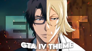 Aizen x Urahara  GTA IV Theme Edit [upl. by Nednyl392]