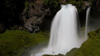 ♥♥ Relaxing 3Hour Video of Large Waterfall [upl. by Bailey]