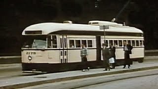 Streetcars in Mexico City in the 1950s [upl. by Esimaj487]