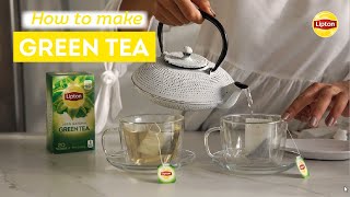 How to Make Green Tea with Lipton [upl. by Angadresma]